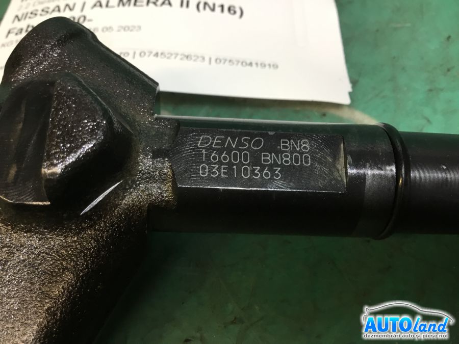 Injector NISSAN ALMERA II (N16) 2000-2025 Cod 16600BN800