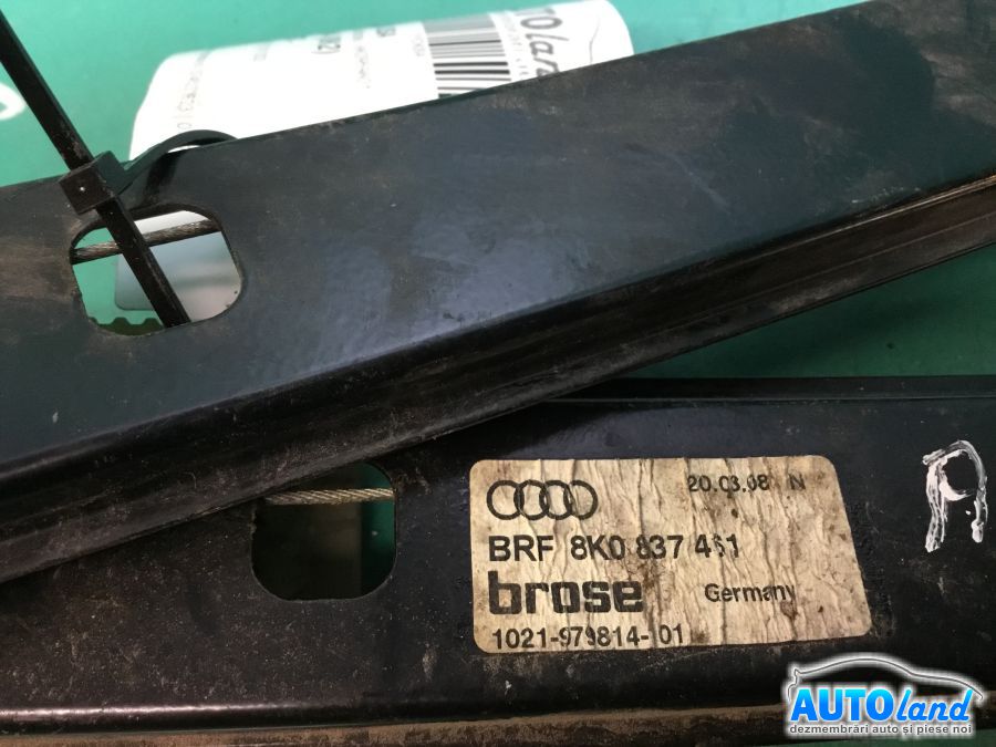 Macara geam AUDI A4 (8K2) 2007-2025 Cod 8K0959801