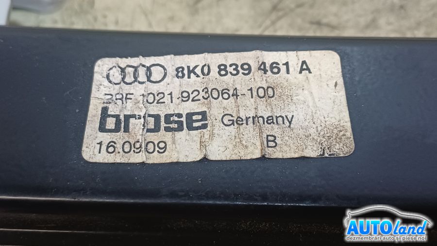 Macara Geam AUDI A4 (8K2) 2007-2025 Cod 8K0959811A
