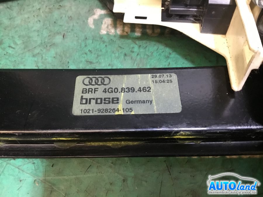 Macara geam AUDI A6 (4G) 2011-2025 Cod 4G0839462