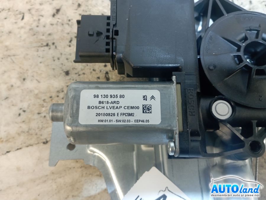 Macara Geam CITROEN C3 III (Phase I, 2016) 2016-2020 Cod 9813093580