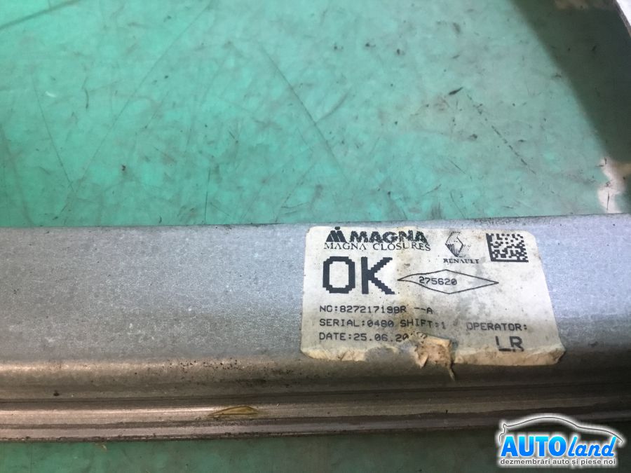 Macara geam DACIA LOGAN II 2012-2025 Cod 827217198R