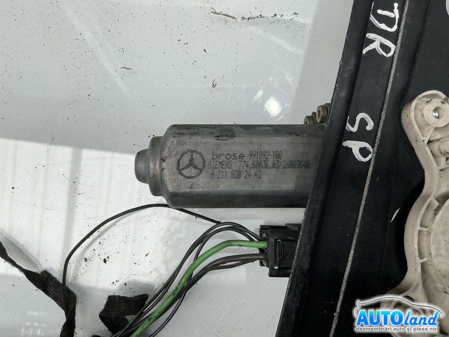 Macara geam MERCEDES-BENZ E-CLASS (W211) 2002-2008 Cod A2117300246