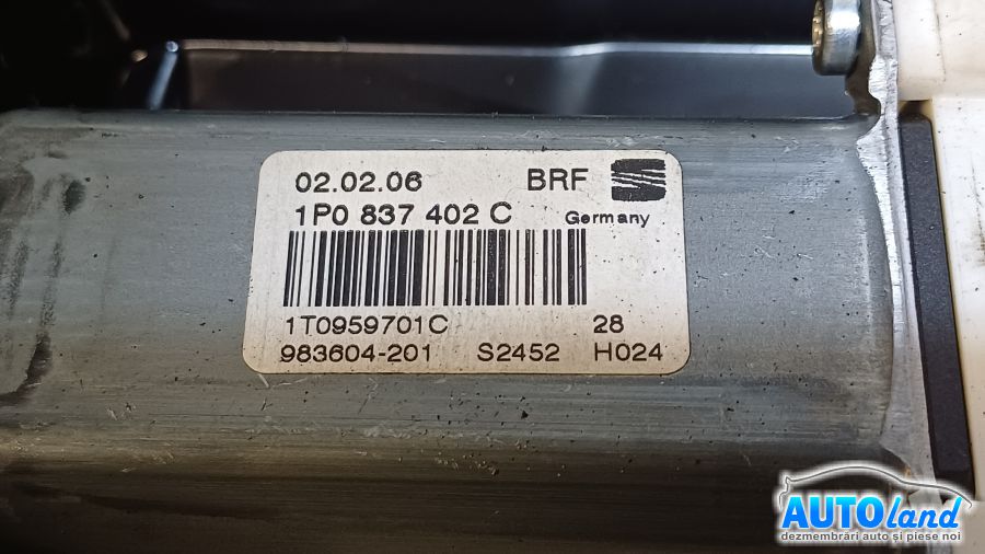 Macara Geam SEAT LEON (1P1) 2005-2013 Cod 1P0867436