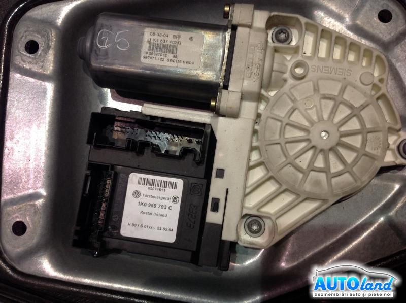 Macara geam VOLKSWAGEN GOLF V (1K1) 2003-2025 Cod 1K0959701E