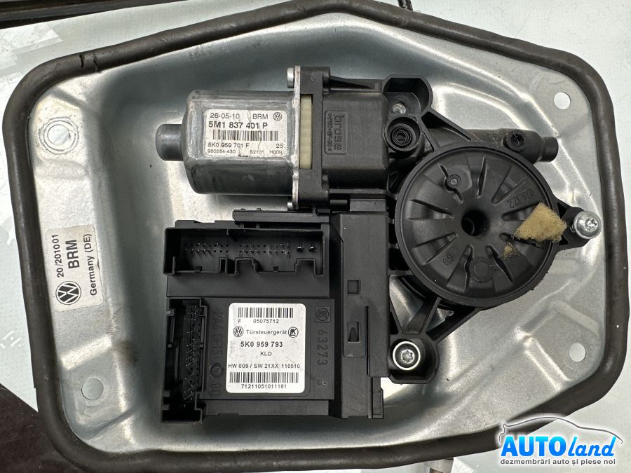 Macara geam VOLKSWAGEN GOLF VI PLUS 2008-2025 Cod 1K3837461B