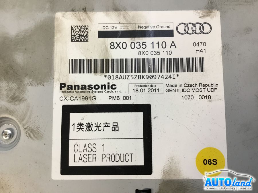 Magazie Cd AUDI A5 2007-2025 Cod 8X0035110A