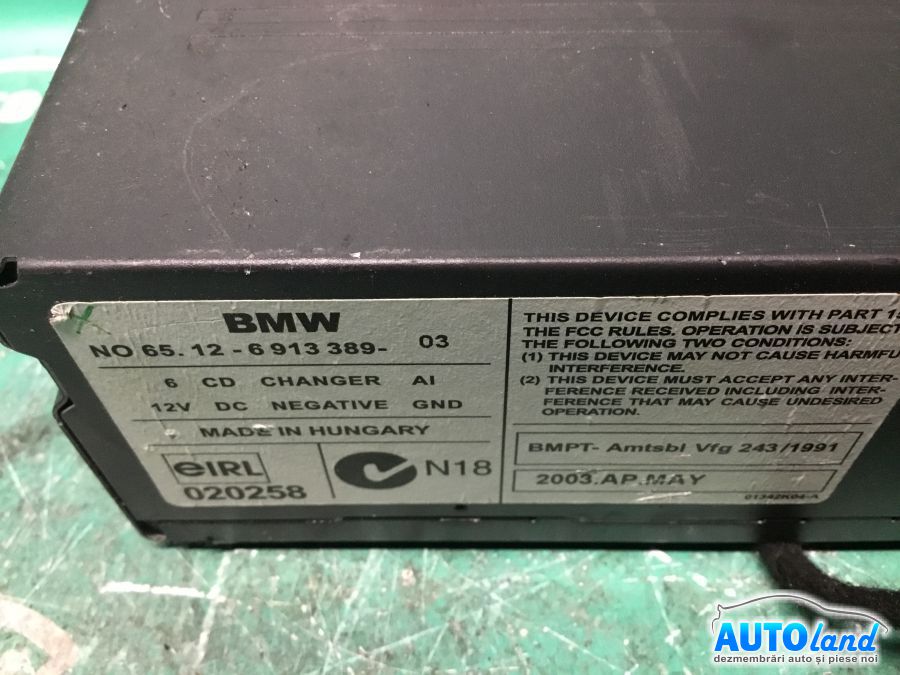 Magazie Cd BMW X5 (E53) 2000-2025 Cod 6913389