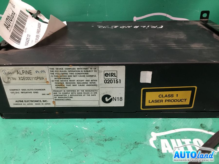 Magazie CD LAND ROVER FREELANDER (LN) 1998-2025 Cod XQE000110PMA