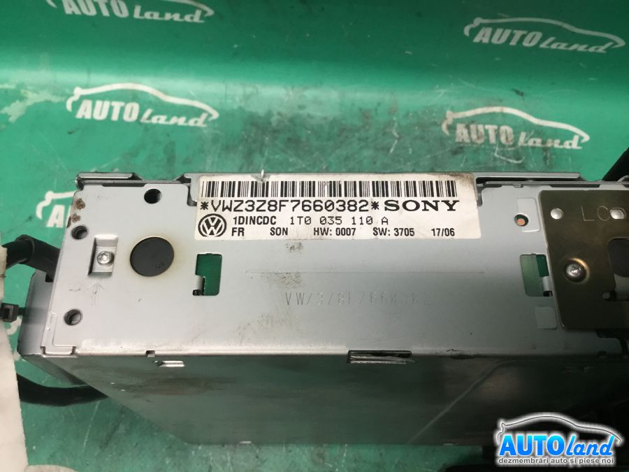 Magazie CD VOLKSWAGEN TOURAN (1T1,1T2) 2003-2025 Cod 1T0035110A