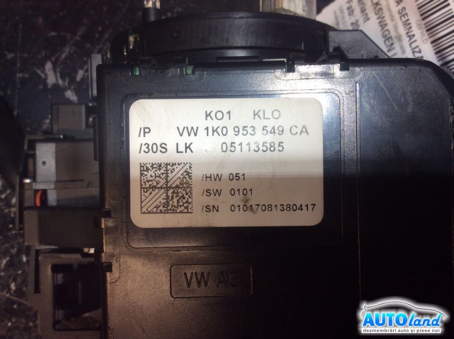 Maneta Semnalizare VOLKSWAGEN GOLF V Variant 2007-2025