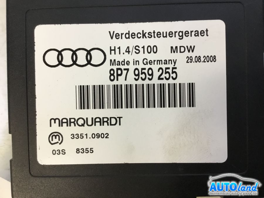 Modul Electronic AUDI A3 Cabriolet 2008-2025 Cod 8P7959255
