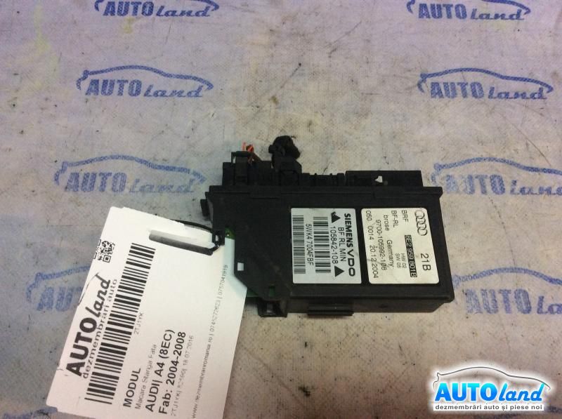 Modul electronic AUDI A4 (8EC) 2004-2008 Cod 8E2959801B