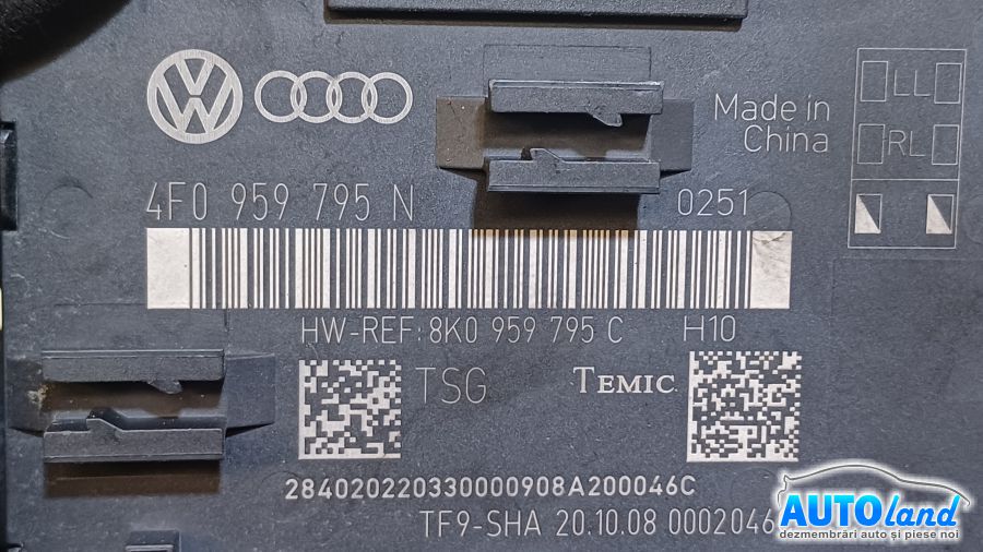 Modul Electronic AUDI A4 (8K2) 2007-2025 Cod 4F0959795N