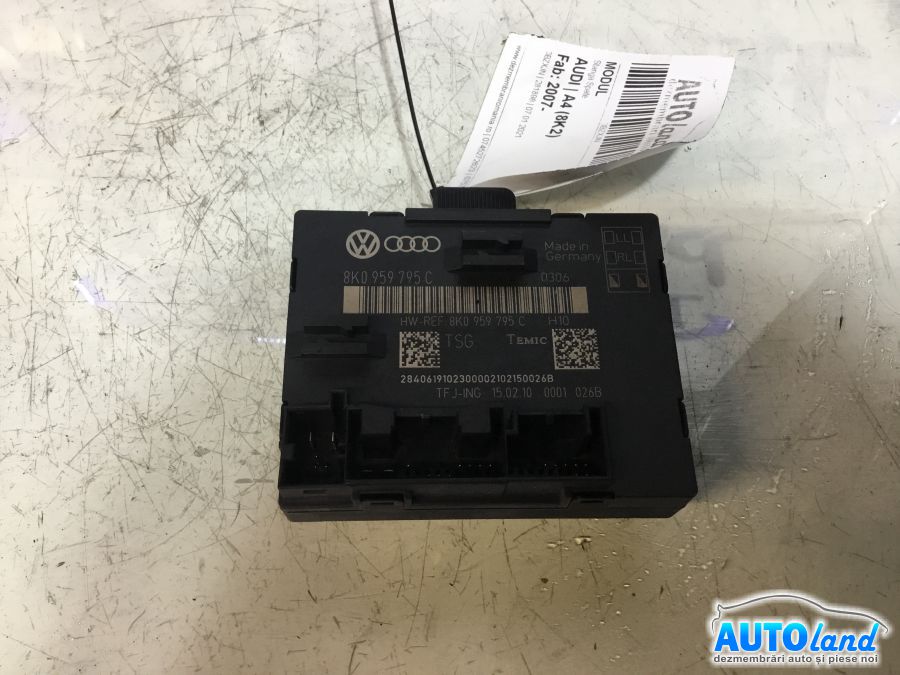 Modul electronic AUDI A4 (8K2) 2007-2026 Cod 8K0959795C