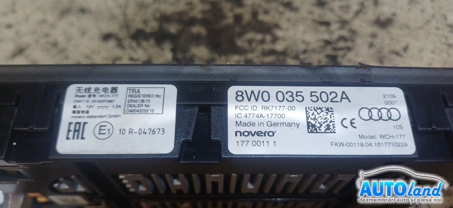 Modul Electronic AUDI A4 Avant (B9 8W) 2015-2018 Cod 8W0035502A