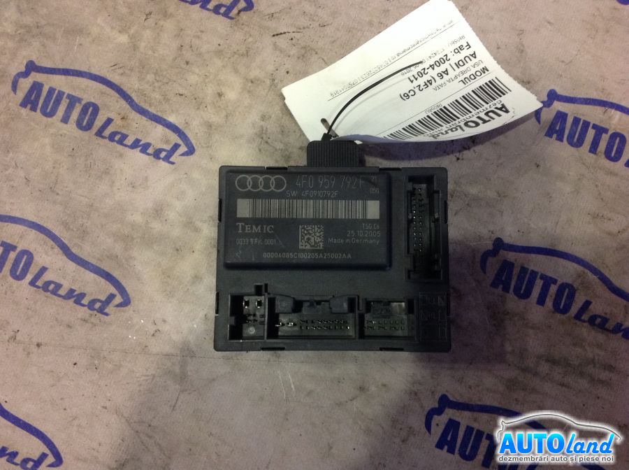 Modul electronic AUDI A6 (4F2,C6) 2004-2011 Cod 4F0959792F