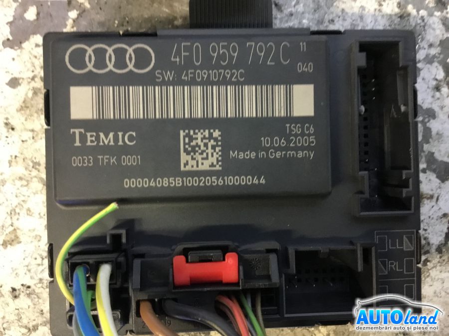 Modul electronic AUDI A6 Avant (4F5,C6) 2005-2011 Cod 4F0959792