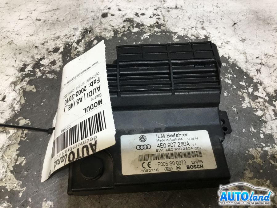 Modul electronic AUDI A8 (4E_) 2002-2010 Cod 4E0907280A