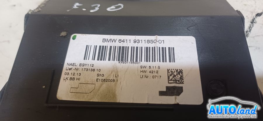 Modul Electronic BMW 3 (F30) 2011-2026 Cod 9311850