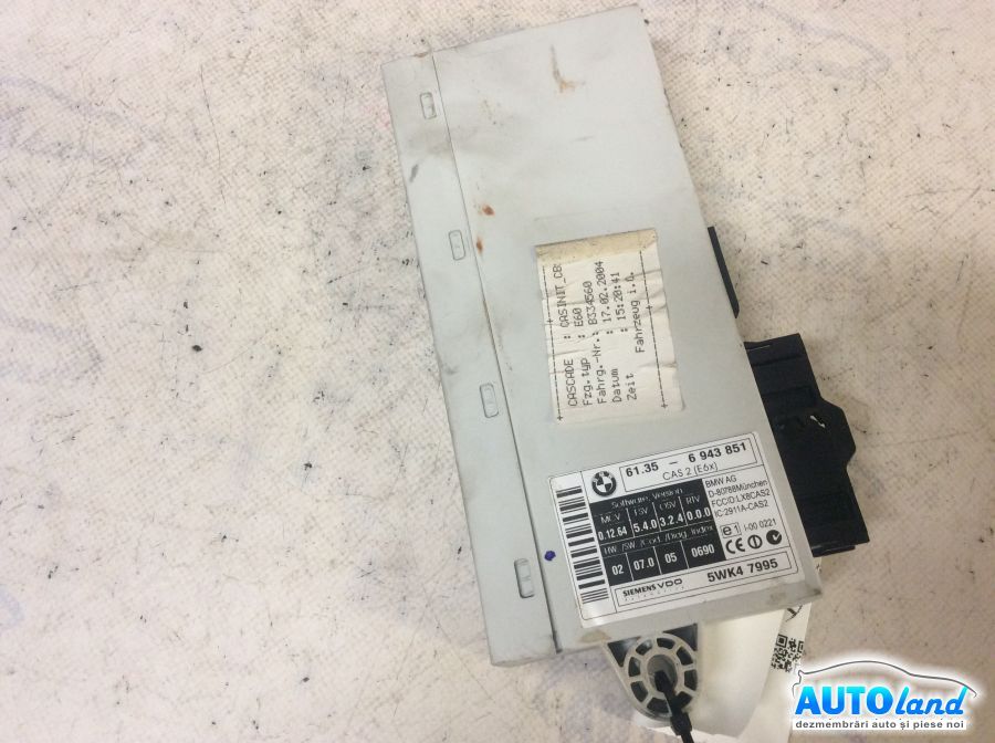 Modul electronic BMW 5 (E60) 2003-2025 Cod 6943851