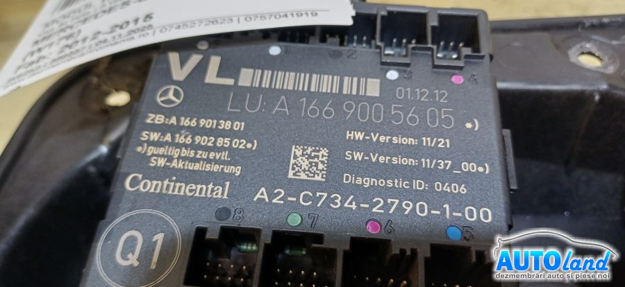 Modul Electronic MERCEDES-BENZ A-class (W176) 2012-2015 Cod A1669005605