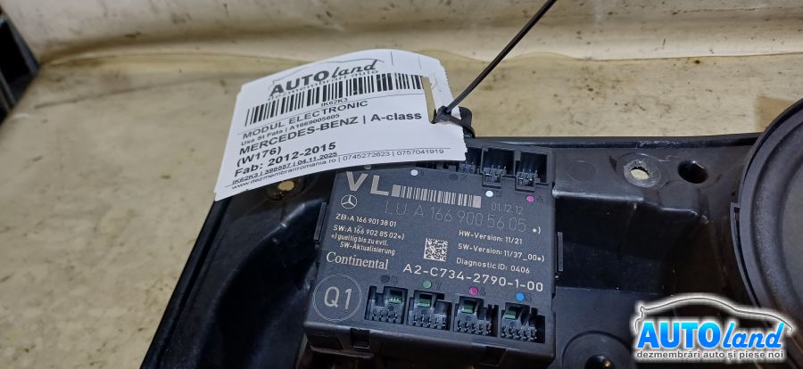 Modul Electronic MERCEDES-BENZ A-class (W176) 2012-2015 Cod A1669005605