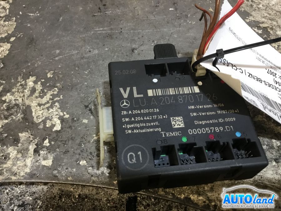 Modul electronic MERCEDES-BENZ C-CLASS (W204) 2007-2025 Cod A2048200126