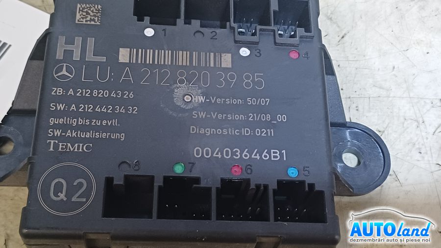Modul Electronic MERCEDES-BENZ C-CLASS (W204) 2007-2025 Cod A2128203985