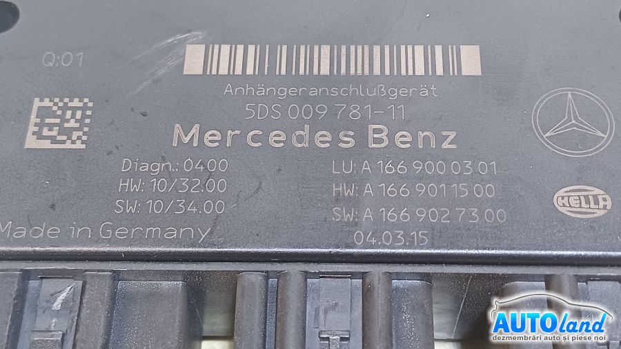 Modul Electronic MERCEDES-BENZ GL (X166) 2012-2015 Cod A1669000301