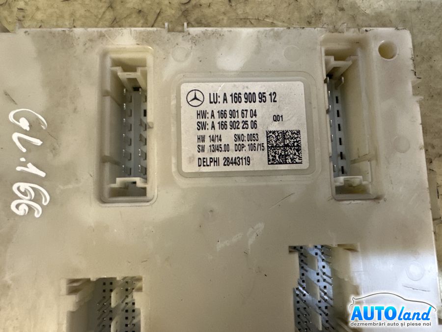 Modul Electronic MERCEDES-BENZ GL (X166) 2012-2015 Cod A1669009512