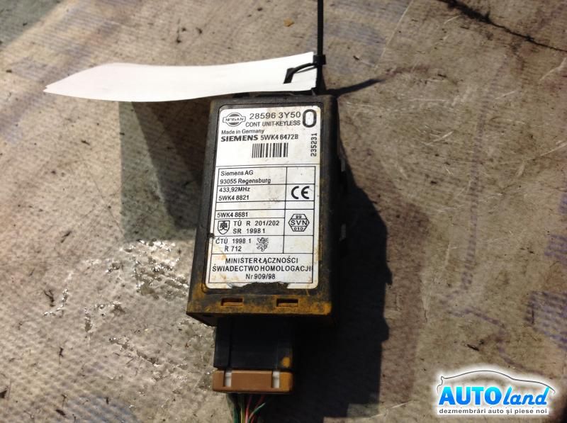Modul electronic NISSAN X-TRAIL (T30) 2001-2025 Cod 285963Y50