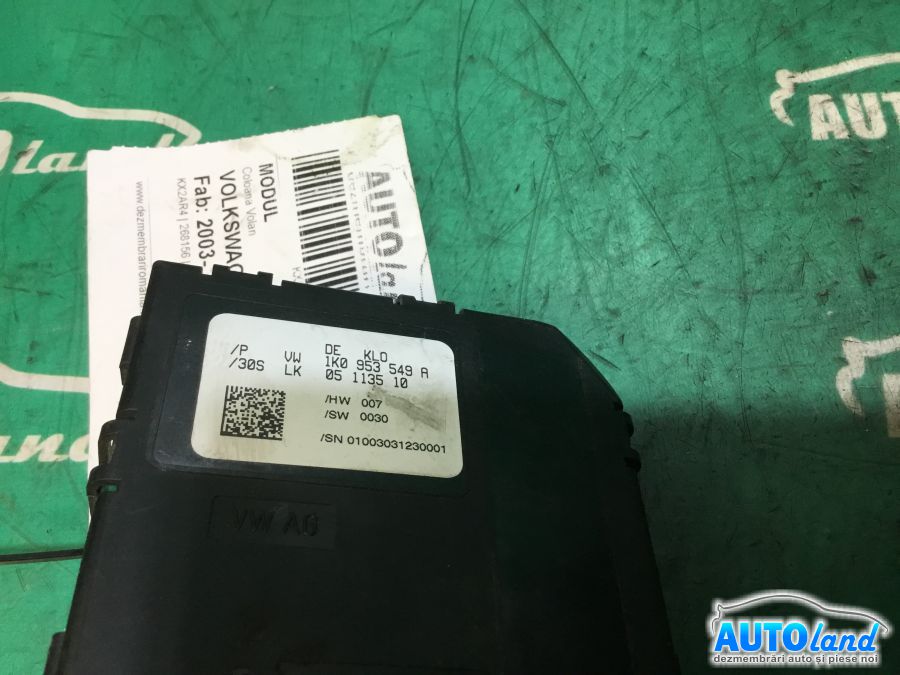 Modul electronic VOLKSWAGEN GOLF V (1K1) 2003-2025 Cod 1K0953549R