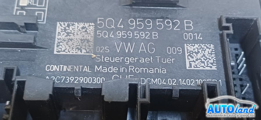 Modul Electronic VOLKSWAGEN GOLF VII 2012-2026 Cod 5Q4959592B