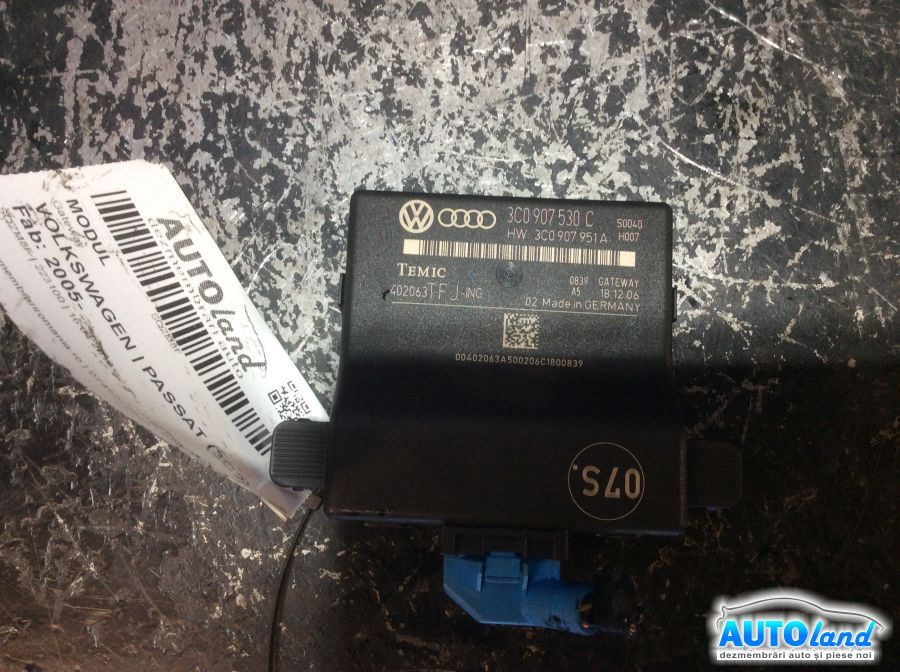 Modul electronic VOLKSWAGEN PASSAT (3C2) 2005-2025 Cod 3C0907530C