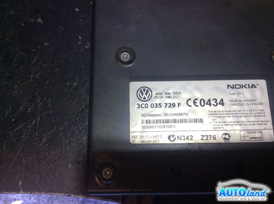Modul electronic VOLKSWAGEN PASSAT Variant (3C5) 2005-2025 Cod 3C0035729F
