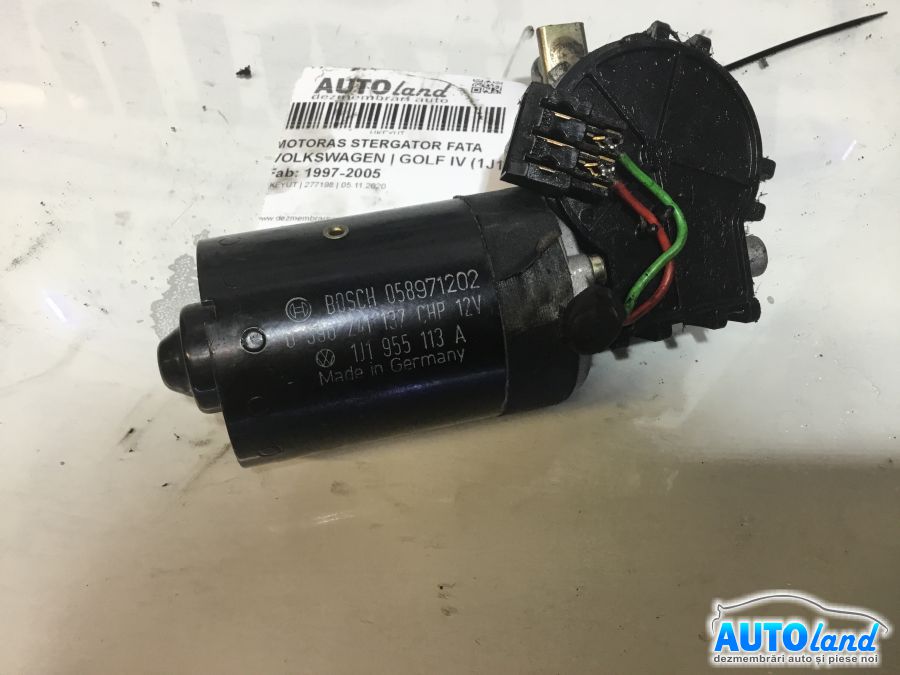 Motoras Stergator Fata VOLKSWAGEN GOLF IV (1J1) 1997-2005 Cod 1J1955113A