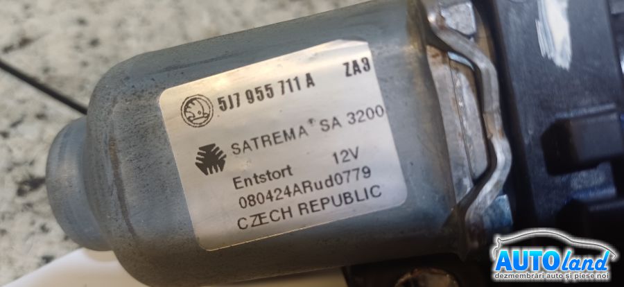 Motoras Stergator Spate SKODA FABIA 2006-2026 Cod 5J7955711A