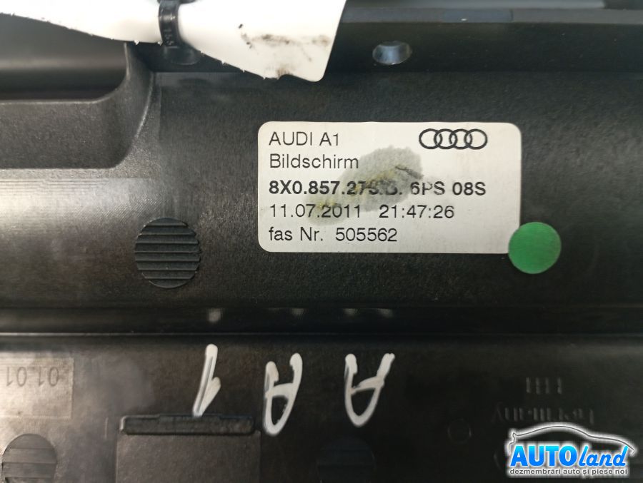 Navigatie AUDI A1 (8X1) 2010-2025 Cod 8X0857273B