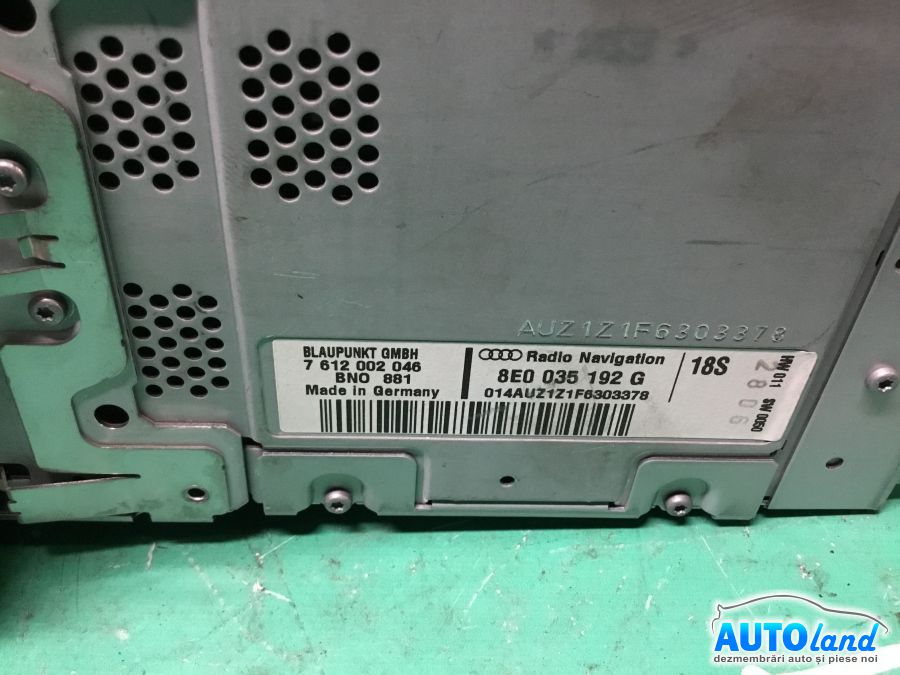 Navigatie AUDI A4 (8EC) 2004-2008 Cod BN0881