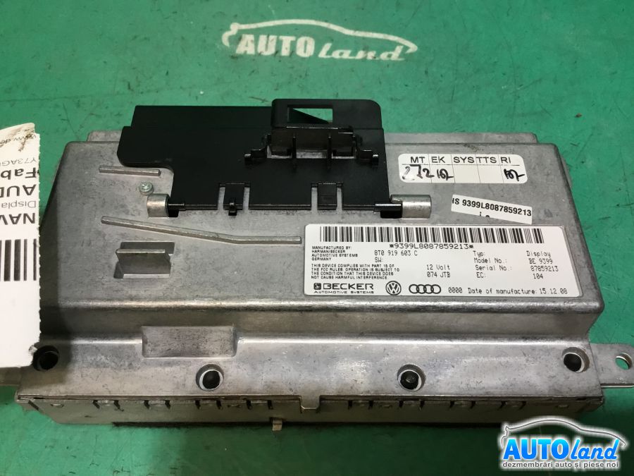 Navigatie AUDI A4 (8K2) 2007-2025 Cod 8T0919603C