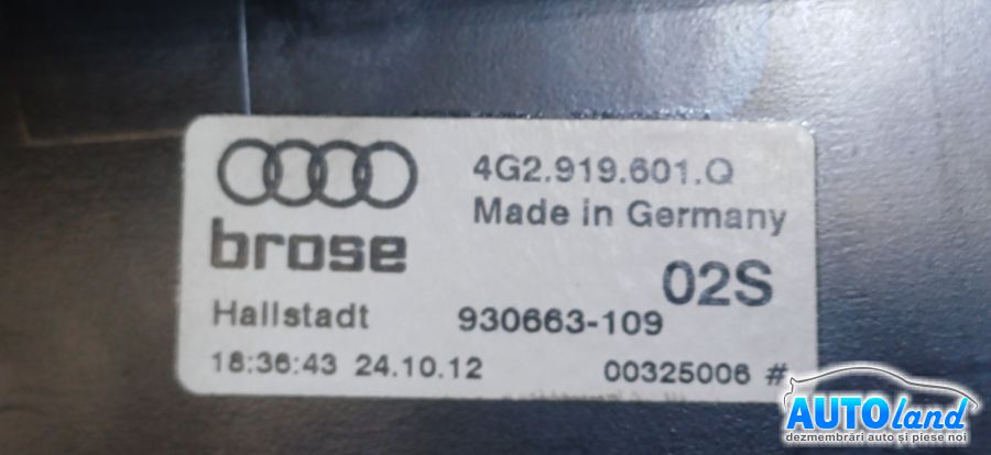 Navigatie AUDI A6 (4G2,C7) 2011-2025 Cod 4G2919601Q