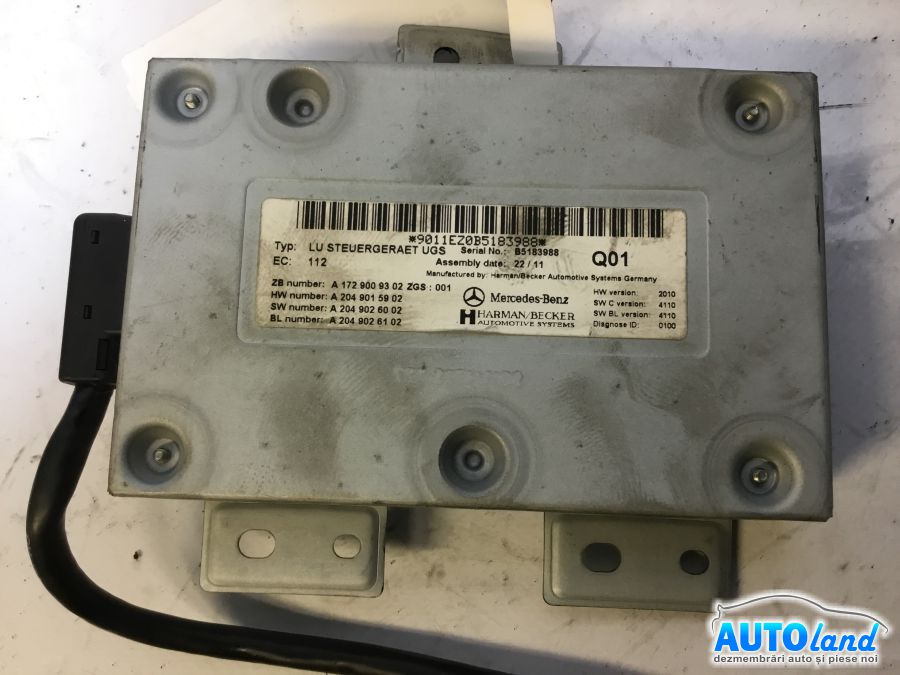 Navigatie MERCEDES-BENZ E-class Coupe (C207) 2009-2012 Cod A1729009302