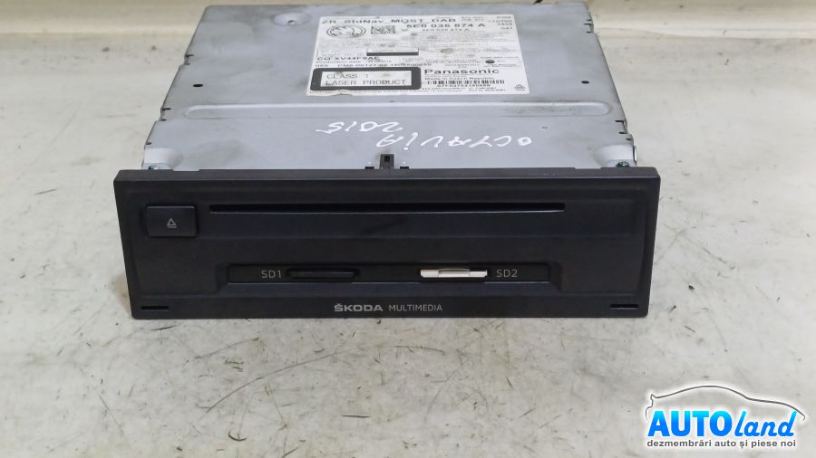 Navigatie SKODA OCTAVIA (5E3) 2012-2025 Cod 5E0035874A