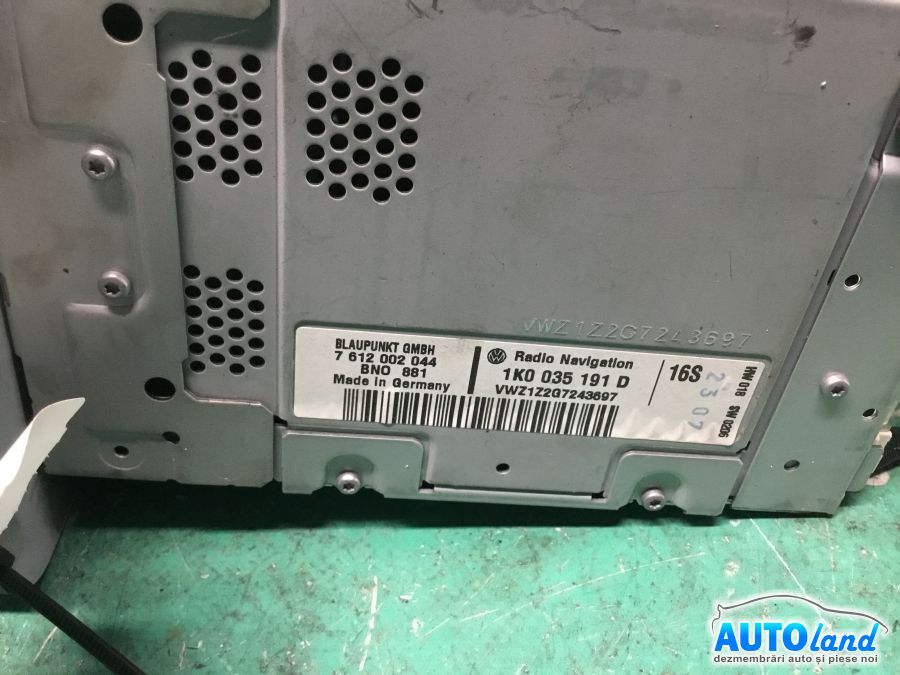 Navigatie VOLKSWAGEN GOLF V (1K1) 2003-2025 Cod 1K0035191D