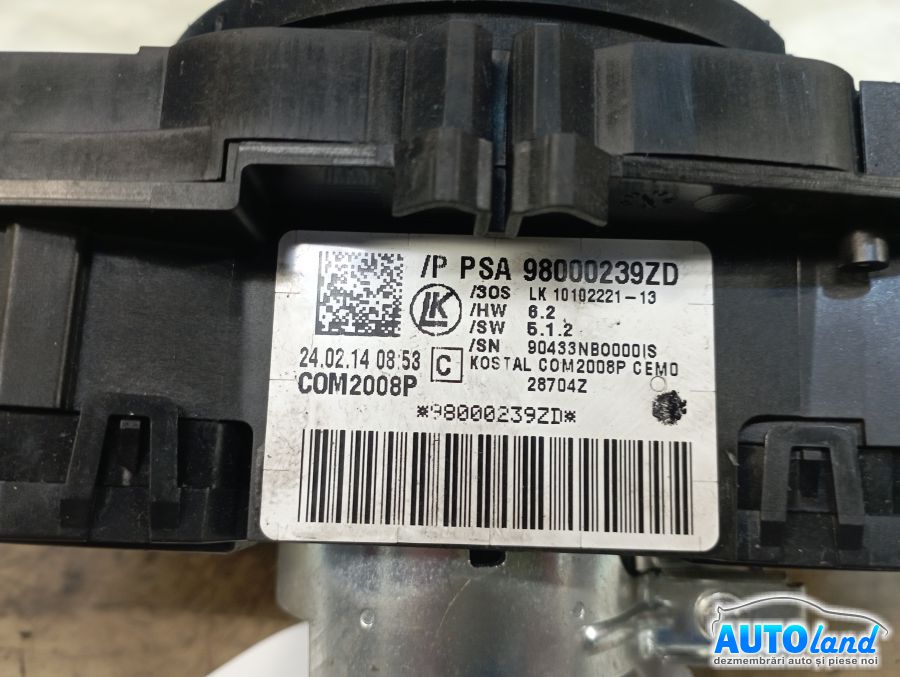 Panglica Volan (spirala Volan) PEUGEOT 508 2010-2026 Cod 98000239ZD