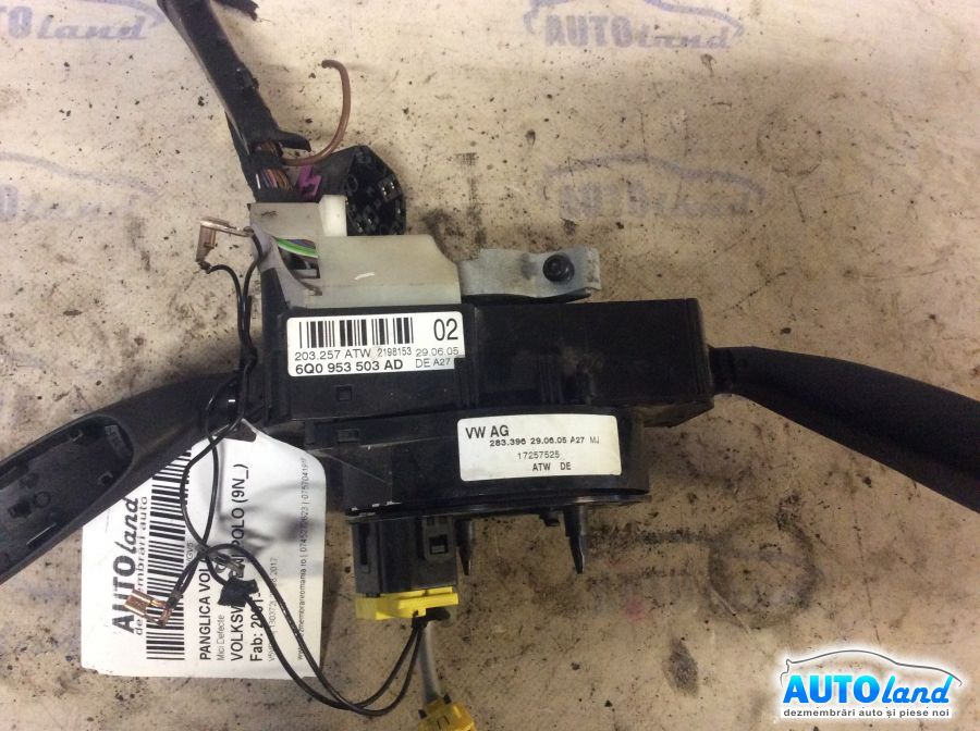 Panglica Volan (spirala volan) VOLKSWAGEN POLO (9N_) 2001-2025 Cod 6Q0953503AD