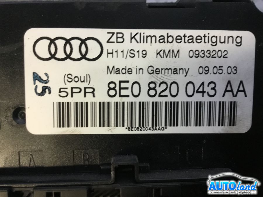 Panou Comanda AC (ventilatie) AUDI A4 (8EC) 2004-2008