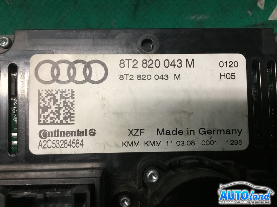 Panou Comanda AC (ventilatie) AUDI A4 (8K2) 2007-2025 Cod 8T2820043M