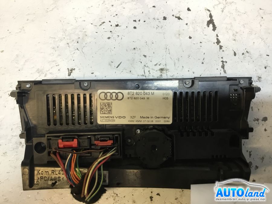 Panou Comanda AC (ventilatie) AUDI A5 2007-2025 Cod 8T2820043M